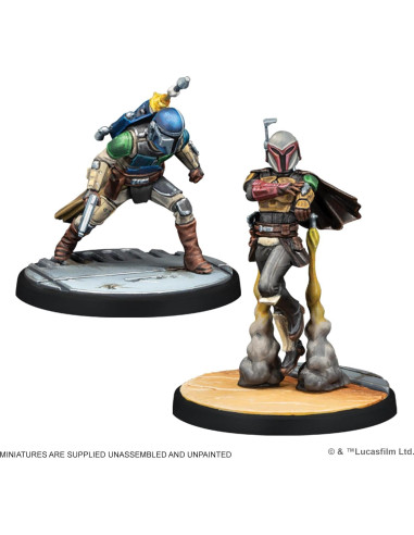 Juego de Miniaturas Star Wars Shatterpoint - Paquete de Escuadra Mandalorianos