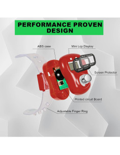 Contador de Dedo Electrónico TESEAS Mini LCD 5 Dígitos 15pcs 2