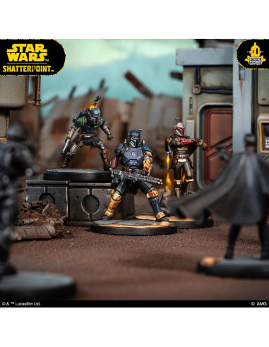 Juego de Miniaturas Star Wars Shatterpoint - Paquete de Escuadra Mandalorianos