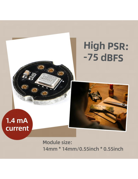 Módulo Micrófono Omnidireccional INMP441 MEMS I2S 24 bits