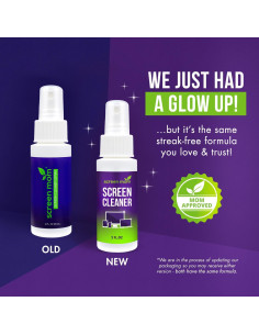 Kit Limpiador de Pantallas Screen Mom 2oz + 2 Paños Microfibra 2