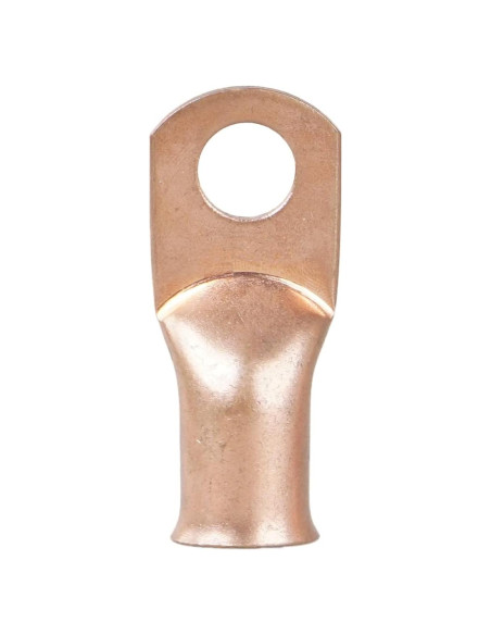 10 Terminales de Anillo de Cobre 4 AWG 12mm para Batería