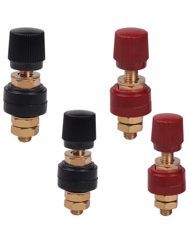 Conector de Poste de Batería Zovfam 1/4" (6.35 mm) - Kit 4 Pzas