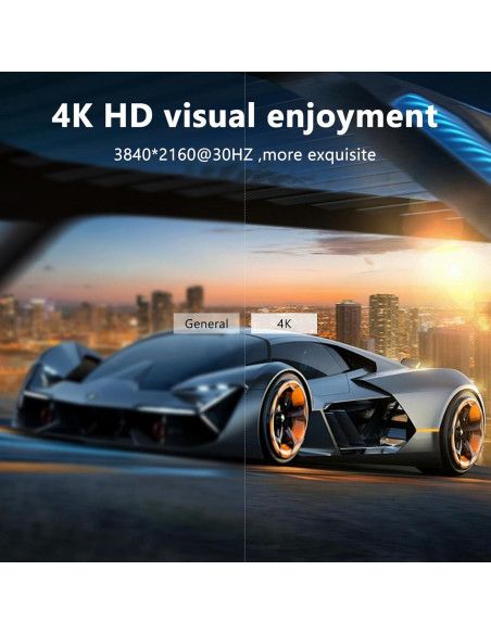 Extensor HDMI 4K LinSeek 100m POC, Audio y Video Ultra HD