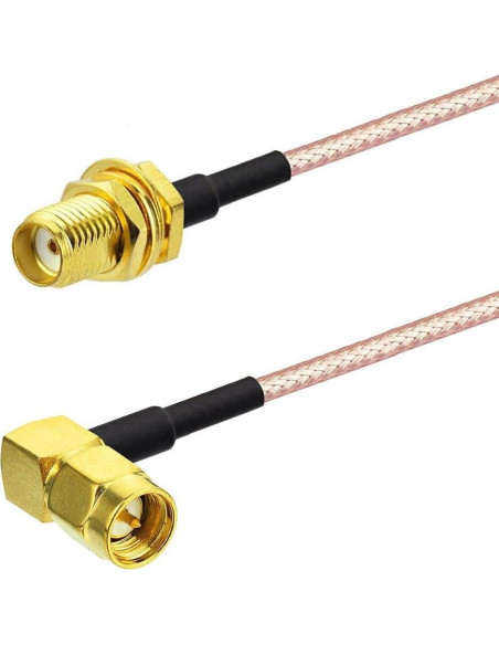 Cables de Extensión Coaxial DHT Electronics SMA 2 Unidades 15.24 cm Cables de Extensión Coaxial DHT Electronics SMA 2 Unidades 15.24 cm