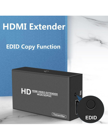 Extensor HDMI 4K LinSeek 100m POC, Audio y Video Ultra HD