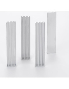 20 Disipadores de Calor Aluminio 100x20x6 mm Unxuey 2