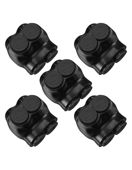 5 Conectores de Cable Multi Aislados Saysurey 2-6 AWG