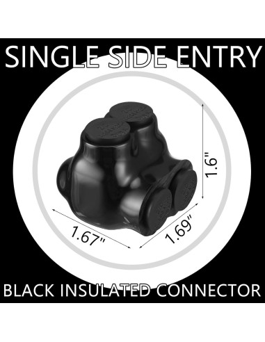 5 Conectores de Cable Multi Aislados Saysurey 2-6 AWG