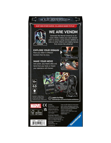Juego de Mesa Marvel Villainous - Somos Venom - Ravensburger Juego de Mesa Marvel Villainous - Somos Venom - Ravensburger