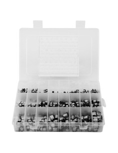 Kit de 400 Capacitores Electrolíticos SMD ZAWELIYO 24 Valores