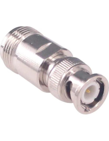 Adaptador Coaxial BNC Macho a N Hembra RF 50 Ohm 2 Pcs