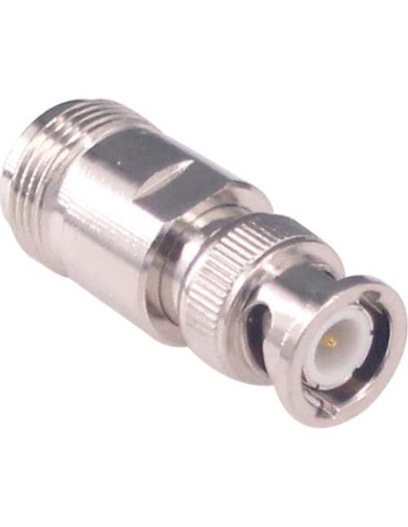 Adaptador Coaxial BNC Macho a N Hembra RF 50 Ohm 2 Pcs