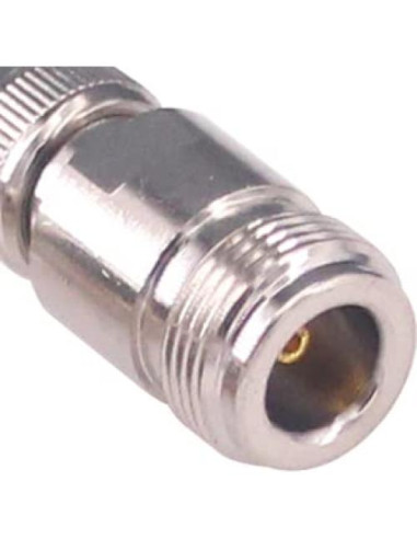 Adaptador Coaxial BNC Macho a N Hembra RF 50 Ohm 2 Pcs