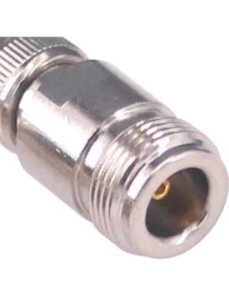 Adaptador Coaxial BNC Macho a N Hembra RF 50 Ohm 2 Pcs