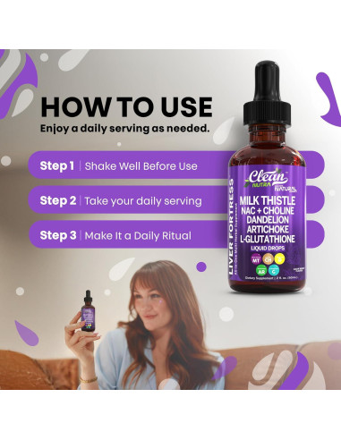 Suplemento Líquido Hepático Clean Nutraceuticals 132g