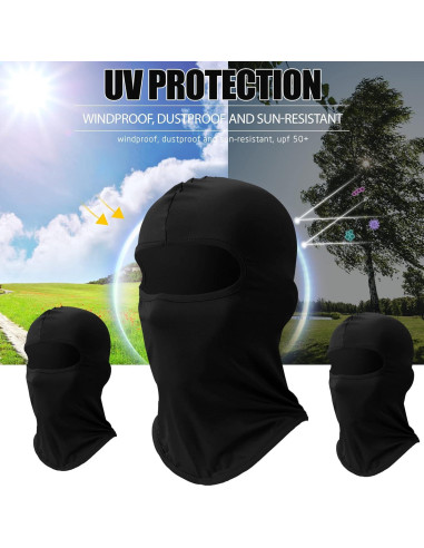 30 Piezas Máscaras Balaclava UV Protección para Hombres y Mujeres