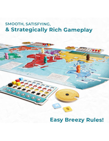 Juego de Mesa Trekking The World 2da Edición Underdog Games