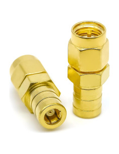 Adaptador Coaxial SMA Macho a SMB Hembra 2 Piezas Ahoaepy