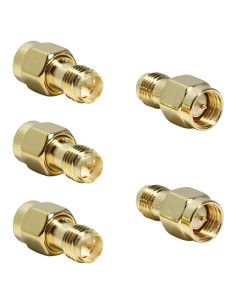 Adaptador SMA a RP-SMA Macho a Hembra - Paquete de 5
