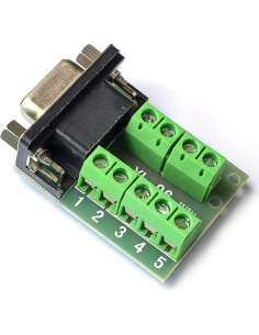 Adaptador DB9 Femenino RS232 a Terminal HiLetgo - 2 Piezas 2