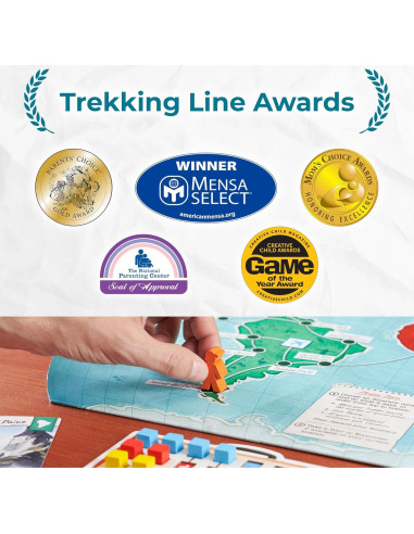 Juego de Mesa Trekking The World 2da Edición Underdog Games