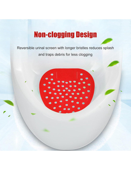 Pantallas de Orinal CNQLIS 10 Piezas Aroma Cereza Antisalpicaduras