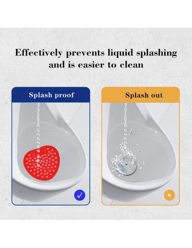 Pantallas de Orinal CNQLIS 10 Piezas Aroma Cereza Antisalpicaduras