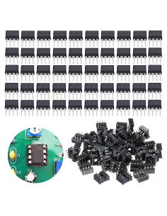 50 Pcs Amplificadores Operacionales LM358P + Zócalos DIP-8