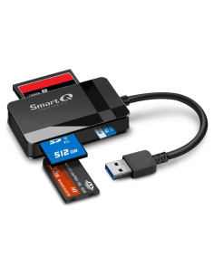 Lector de Tarjetas USB 3.0 SmartQ C368 - Compatible con SD y más