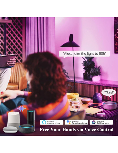 Bombillas Edison Inteligentes DiCUNO ST58, 5W, 500lm, 2 Unidades