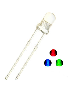 100 LEDs 5mm RGB Vrabocry Multicolor Parpadeo Rápido