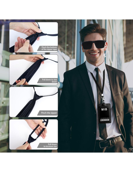 Conjunto de Disfraz de Agente Secreto 6PCS - Accesorios MIB Conjunto de Disfraz de Agente Secreto 6PCS - Accesorios MIB