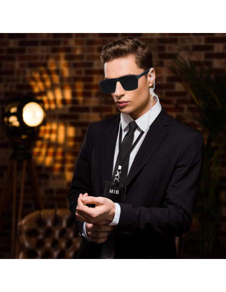 Conjunto de Disfraz de Agente Secreto 6PCS - Accesorios MIB Conjunto de Disfraz de Agente Secreto 6PCS - Accesorios MIB