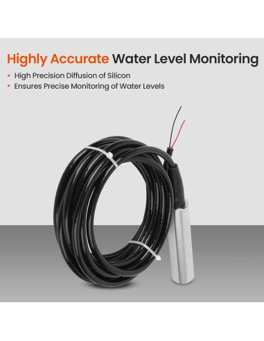 Sensor de Nivel de Agua EIMSOAH 0-4m 24VDC 4-20mA IP68