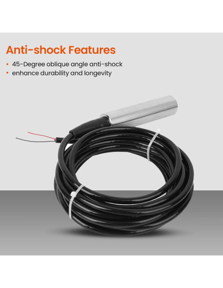 Sensor de Nivel de Agua EIMSOAH 0-4m 24VDC 4-20mA IP68