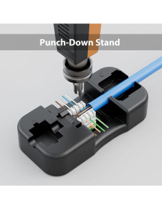 Jack Keystone RJ45 Iwillink Cat6 10Gbps 25-Pack Negro 2