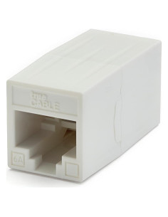 Acoplador Inline RJ45 Hembras trueCABLE Cat6A Blanco 2 Piezas