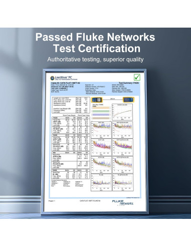 Cable Ethernet Cat 6 0.46 m Negro - 24 Paquete CableGeeker