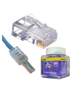 Tarro 100 Conectores RJ45 Cat6 Platinum Tools 202010J