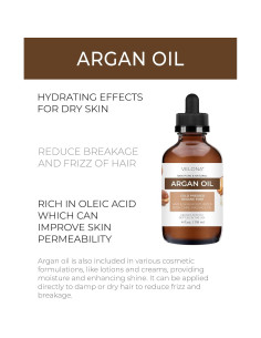 Aceite de Argán Velona 118 ml 100% Puro y Natural 2