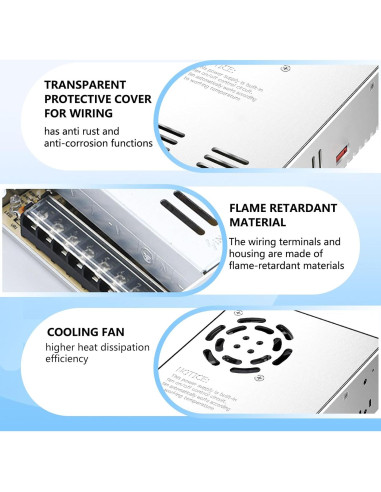 Fuente de Alimentación Conmutada 12V 50A 600W CONPEX