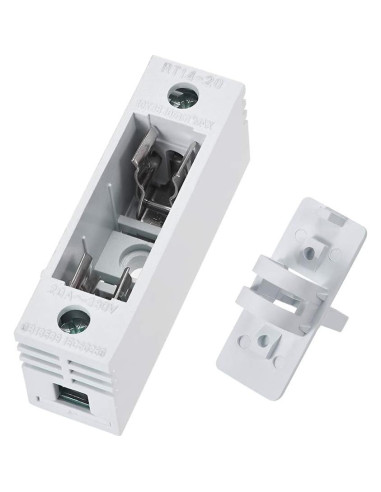 Portafusible Cerámico 20A 380V AC uxcell RT14 RT18 R015 2Pcs