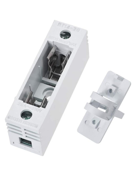Portafusible Cerámico 20A 380V AC uxcell RT14 RT18 R015 2Pcs