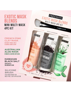 Juego de Máscaras Faciales Freeman 4 Piezas Hidratantes 2