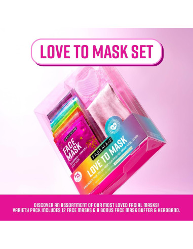 Kit de Mascarillas Freeman Love to Mask 14 Piezas
