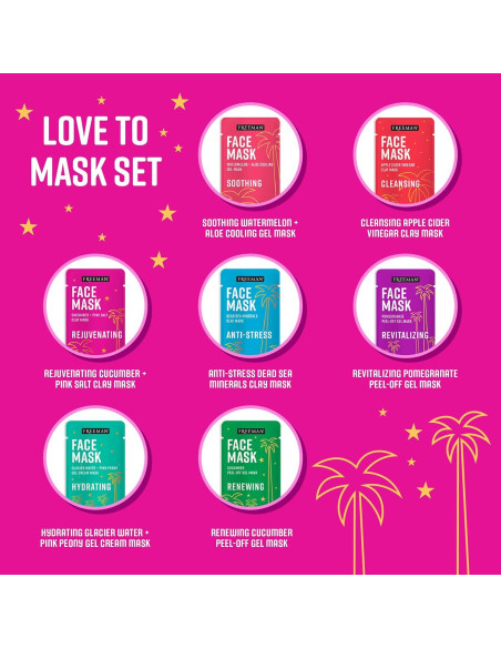 Kit de Mascarillas Freeman Love to Mask 14 Piezas