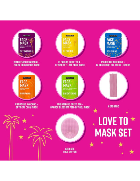 Kit de Mascarillas Freeman Love to Mask 14 Piezas