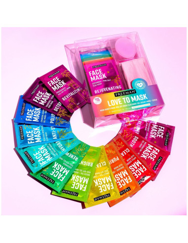 Kit de Mascarillas Freeman Love to Mask 14 Piezas