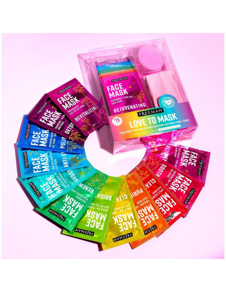 Kit de Mascarillas Freeman Love to Mask 14 Piezas